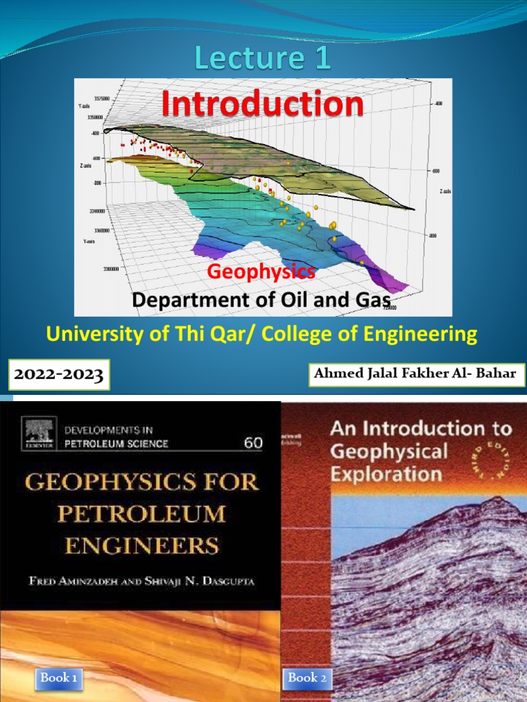 Lecture 1 PDF Geophysics Geology