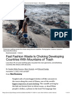 H&M, Zara Fast Fashion Waste Leaves Environmental Impact - Bloomberg