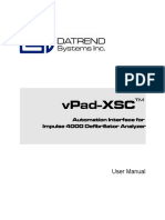 MN 133a 6100 024 VPad XSC For Impulse 4000 User Manual