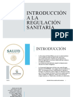 Introducción A La Regulación Sanitaria