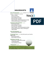 Sponsorship and Registration Golf 2011