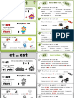 Regle Exercices Orthographe Et Est Ce1