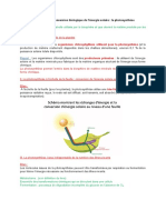 Chapitre 5 - Une Conversion Biologique de L'énergie Solaire - La Photosynthèse