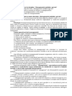 Tema 1. Întroducere În Disciplina "Managementul Unităţilor Agricole"