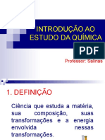 Introdução Ao Estudo Da Química