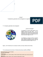 U1 - Fundamentos de La Investigación en Ingeniería Industrial 2022-1