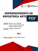 Emprendimiento de Reposteria Artesanal