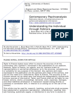 (Contemporary Psychoanalysis Vol. 13 Iss. 1) Boyer, L. Bryce - Boyer, Ruth M. - Understanding The Individual Through Fol