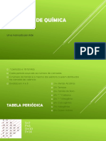 Resuminho de Química Do Pai