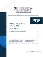 UNIDAD III - El Mantenimiento Correctivo