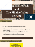 The Human Person and Filipino Value System 2