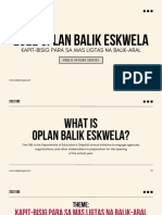 Presentation Oplan Balik Eskwela 2022 Presentation Based On DM v3