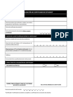 Formato de Validación de Certificado de Estudios Simplificado - TIT