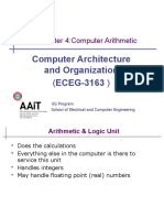 Computer Architecture&O ECEG 3163 04 Computer Arithmetic