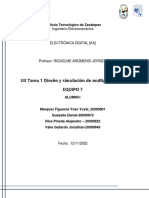 U3 Tarea 1 Diseño y Simulación de Multiplexor 8x1