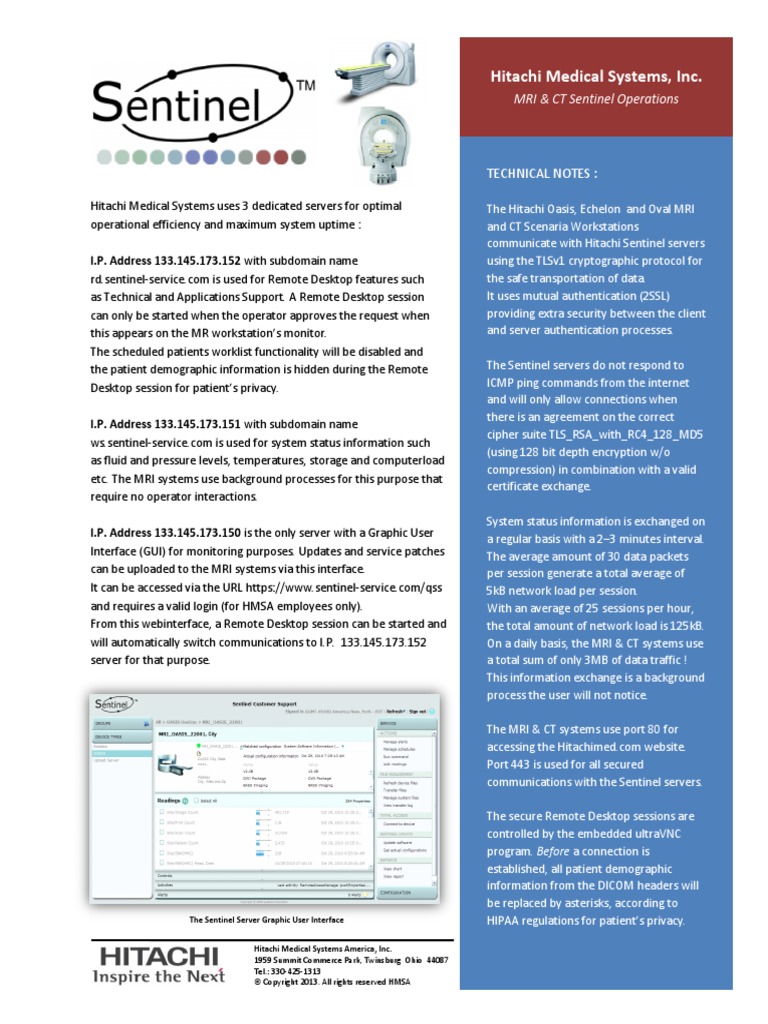 07-HMSA-Sentinel Operations-New IP Rev 1.2 | PDF | Remote Desktop ...