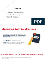 Tema: Manuales de Gestión: Manuales Administrativos, Características y Objetivos. Tipos de Manuales