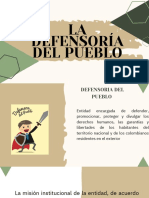 Órgano Constitucional Defensoría Del Pueblo