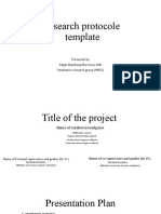 PREG Research Protocol Template