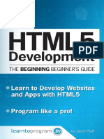 Html5 Beginning Beginners Guide