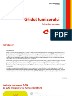 Lanțul de Aprovizionare E.on Ghidul Furnizorului Instrucțiuni Pas Cu Pas