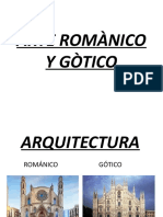 Arte Romànico y Gòtico
