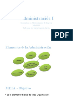 Clase I - Elementos de Administración