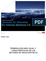 Variación de Velocidad en Motores Electricos CA