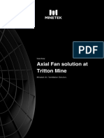 Tritton Mine Case Study: Axial Fan Solution at Tritton Mine
