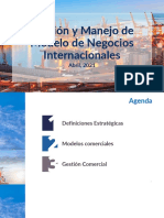 Gestion y Manejo de Modelos Internacionales