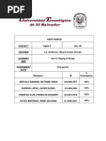 First Activity Ingles II Portafolio