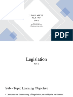 WEEK 3 - Source of Law (Legislation Interpretation)