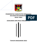 APB DESA TIMU 2022