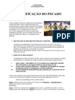 Estudo 21 - O Aumento Do Pecado