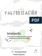 FACTORIZACIÓN