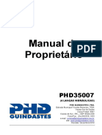 Manual do Proprietário PHD35007