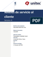 Niveles de Servicio Al Cliente