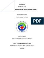 PITUS L.J.R.samoSIR (Gerak Lurus Dan Gerak Benda Bidang Datar)