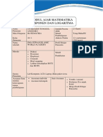 Modul Ajar MTK - Eksponen Dan Logaritma