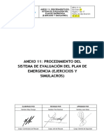RESC-P-13-Procedimiento Del Sistema de Evaluacion Del Plan de Emergencia