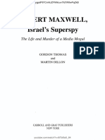 Robert Maxwell Israels Superspy Thomas Dillon 2002