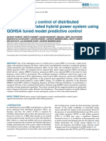 Load Frequency Control of Distributed Generators Assisted Hybrid Power System Using QOHSA Tuned Model Predictive Control