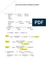 Resolución Del Examen Final de Química I1