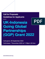 Uk-Indonesia GGP Grant 2022 Guidelines For Applicants