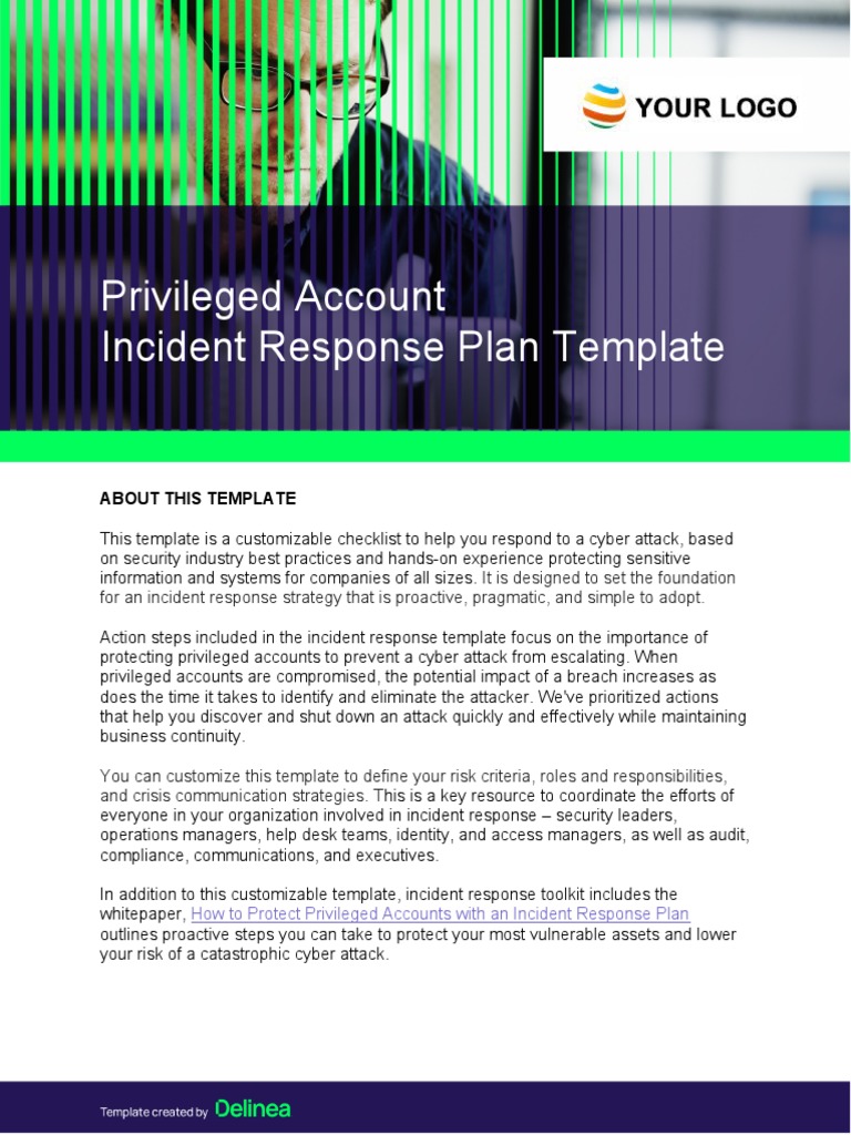 Privileged Account Incident Response Plan Template | PDF | Information ...