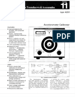 Portable Accelerometer Calibrator