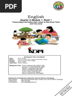 Eng7 - Q2 - Mod1 - Week1 - Transcoding Information From Linear To Non-Linear Texts - Removed