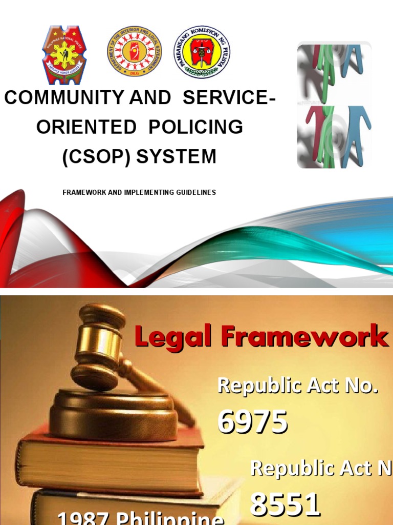 Community and Service-Oriented Policing Framework | PDF | Police ...