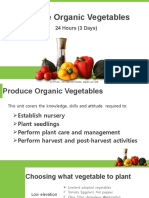 UNIT 2 - Produce Organic Vegetables