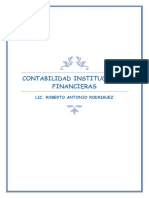 Contabilidad Instituciones Financieras: Lic. Roberto Antonio Rodriguez